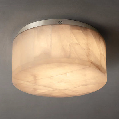 Round Rivage Alabaster Ceiling Lamp 6