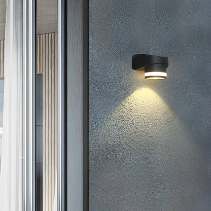 Round Up and Dawn Light LED Waterproof Black Outdoor Wall Washer Lights 3