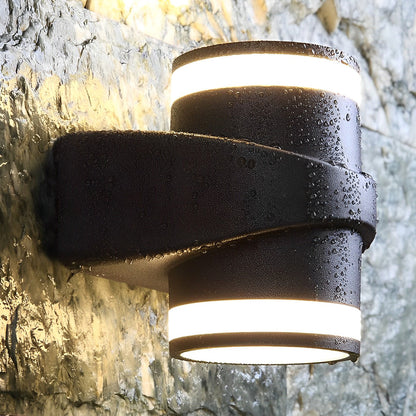 Round Up and Dawn Light LED Waterproof Black Outdoor Wall Washer Lights 5