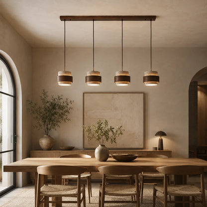 Rovlena Four Headed Long Chandeliers 1