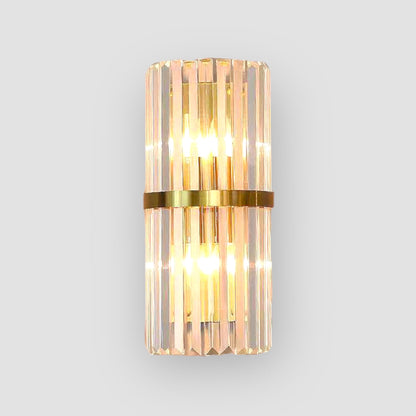 LuxRoyale Modern Gold Crystal Wall Lamp - Home Art Decor Wall Sconces
