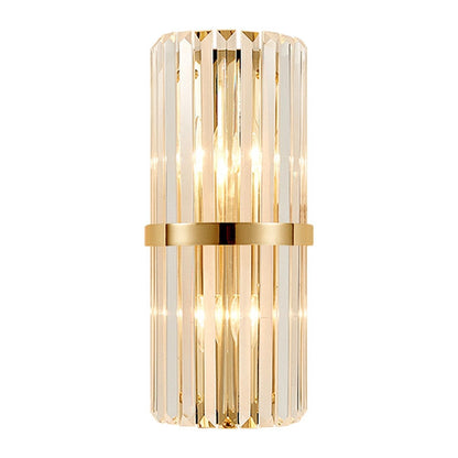LuxRoyale Modern Gold Crystal Wall Lamp - Home Art Decor Wall Sconces