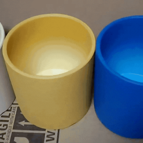 Royaleva All The Bright Colors Planter with Saucer Set