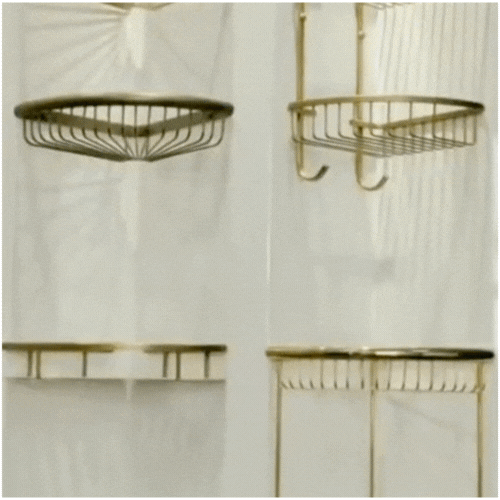 Royaleva Antique Brass Bathroom Hardware Set Essentials