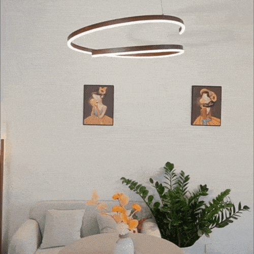Royaleva Artistic Mahogany Designer Chandelier for Modern Spaces