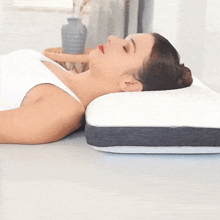 Memory foam pillow with a cooling cover, ergonomic design for neck and head support, and OEKO-TEX® certification for safe, chemical-free sleep.