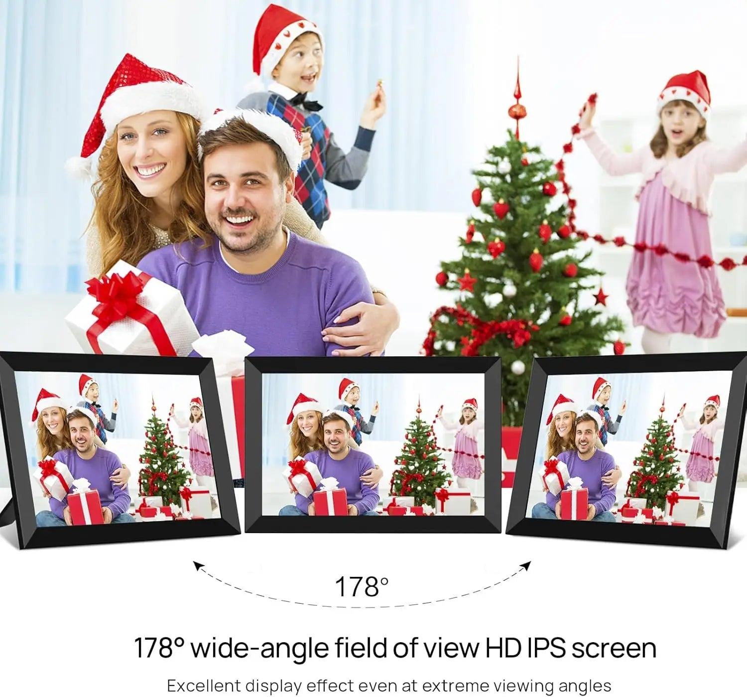 Royallure 10.1 Inch Smart WiFi Digital Photo Frame with 32GB/64GB Storage and IPS HD Touch Screen 2