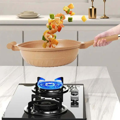 Royallure 12-Inch Non-Stick Wok with Heat-Resistant Handle – Ideal for Stir-Frying and Sautéing 3