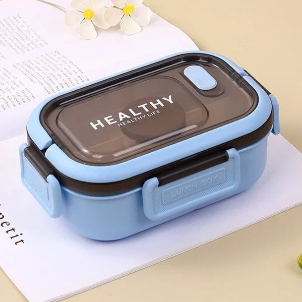 Royallure 1200ML Double Layer Bento Lunch Box with Compartments and Utensils 11