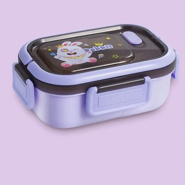 Royallure 1200ML Double Layer Bento Lunch Box with Compartments and Utensils 6