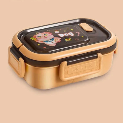Royallure 1200ML Double Layer Bento Lunch Box with Compartments and Utensils 8