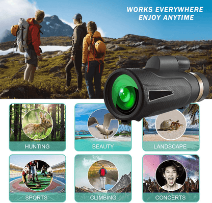 Royallure 12x Magnification Monocular Telescope for Bird Watching – Waterproof, Fogproof with Smartphone Holder and Tripod 7