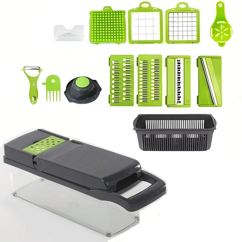 Royallure 14-in-1 Vegetable Slicer and Cutter – Multi-Functional Tomato and Onion Slicer for Effortless Food Preparation 7