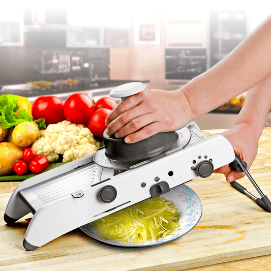 Royallure 18-in-1 Mandoline Slicer with Adjustable Blades, Safety Guard, and Anti-Skidding Feet – Versatile Kitchen Cutter for Fruits and Vegetables 0