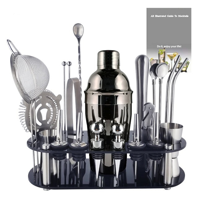 Royallure 22-Piece Cocktail Shaker Set, Professional Mixology Bar Tool Kit 10