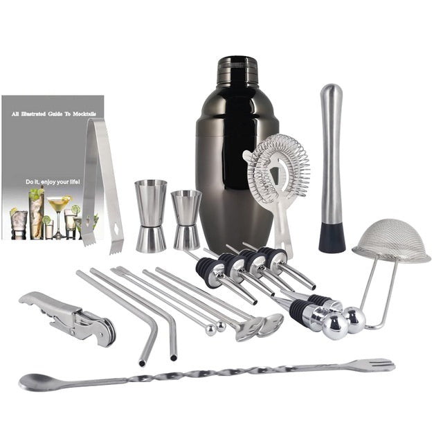Royallure 22-Piece Cocktail Shaker Set, Professional Mixology Bar Tool Kit 11