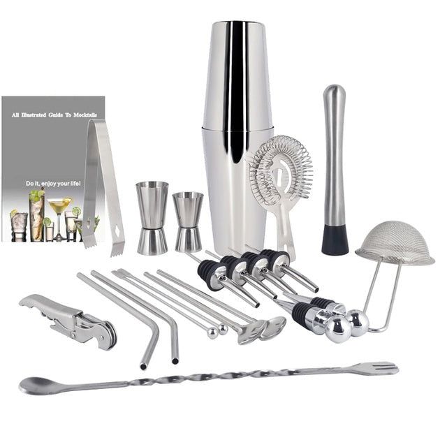 Royallure 22-Piece Cocktail Shaker Set, Professional Mixology Bar Tool Kit 20