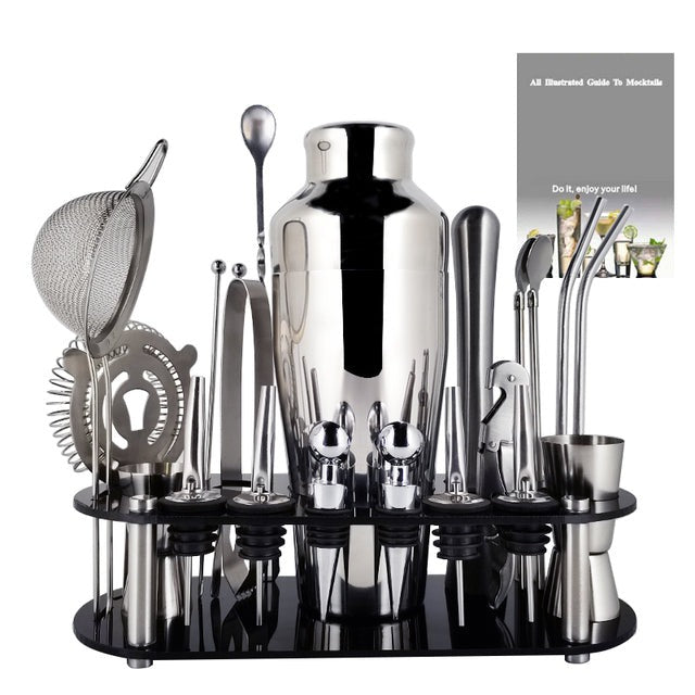 Royallure 22-Piece Cocktail Shaker Set, Professional Mixology Bar Tool Kit 7