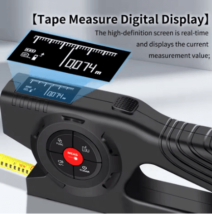 Royallure 3-in-1 Digital Laser Tape Measure – Accurate Distance Meter, Digital Tape, and Rolling Ruler for Easy Measurement 1