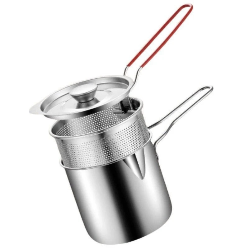 Royallure 304 Stainless Steel Frying Pan Set – Multi-Functional Kitchen Cooking Tool for Frying and Boiling 2