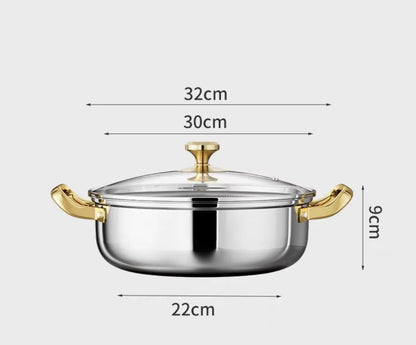 Royallure 30cm Non-Stick Frying Pan with Tempered Glass Lid – Best Non Stick Pan for Induction and Gas Stoves 6