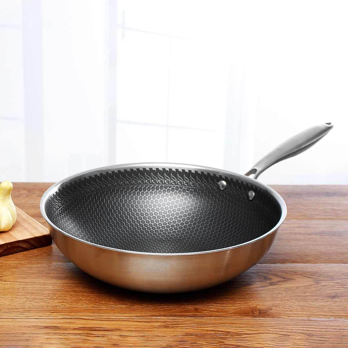 Royallure 30cm Stainless Steel Non-Stick Frying Pan - Best Non Stick Pan for Effortless Cooking 3
