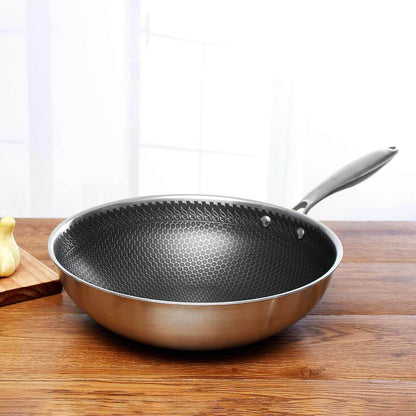 Royallure 30cm Stainless Steel Non-Stick Frying Pan - Best Non Stick Pan for Effortless Cooking 3