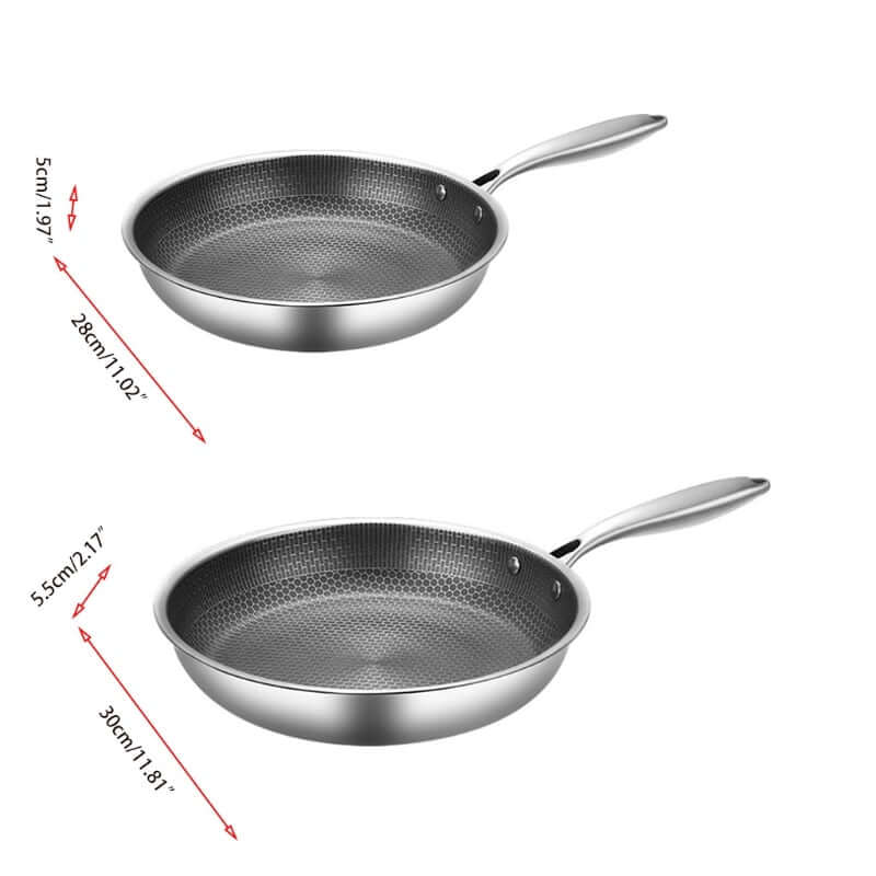 Royallure 30cm Stainless Steel Non-Stick Frying Pan - Best Non Stick Pan for Effortless Cooking 8