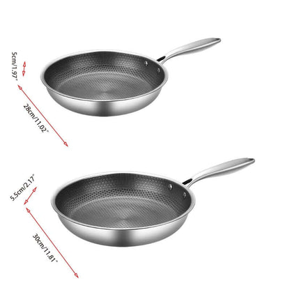 Royallure 30cm Stainless Steel Non-Stick Frying Pan - Best Non Stick Pan for Effortless Cooking 8