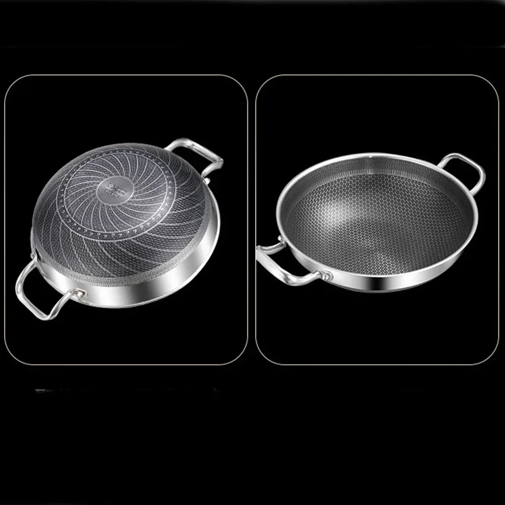 Royallure 32cm Non-Stick Frying Pan with Honeycomb Bottom – Best Non Stick Pan for Induction and Gas Stoves 4
