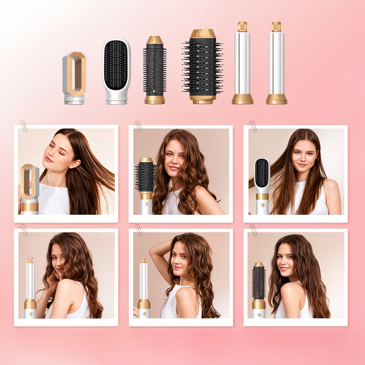 Royallure 5-in-1 Hair Dryer Styler with Ionic Technology and Adjustable Heat Levels 2