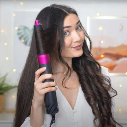Royallure 5-in-1 Hair Dryer with Curling Iron and Volumizing Brush for All Hair Types – Coanda Effect Technology 3