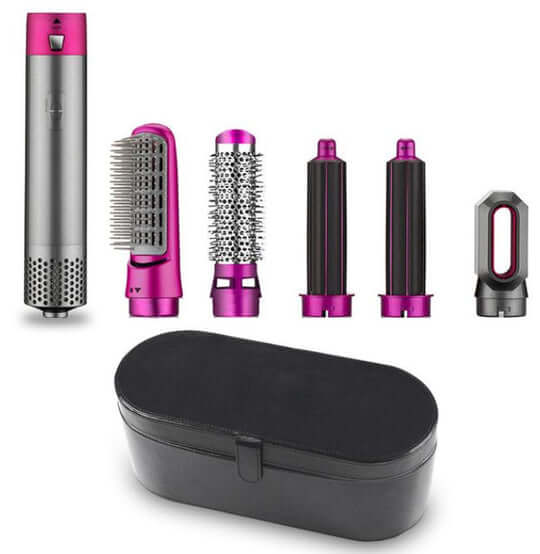 Royallure 5-in-1 Hair Dryer with Curling Iron and Volumizing Brush for All Hair Types – Coanda Effect Technology 4