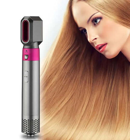 Royallure 5-in-1 Hair Dryer with Curling Iron and Volumizing Brush for All Hair Types – Coanda Effect Technology 7