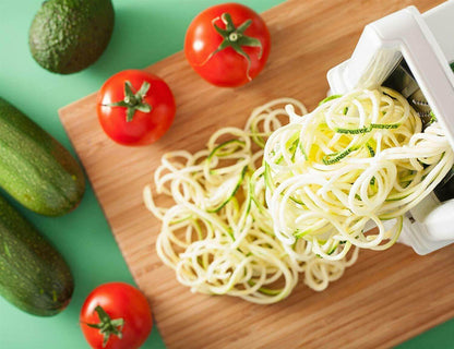 Royallure 7-Blade Vegetable Spiralizer – Zucchini Noodle Maker and Zoodle Maker with Suction Pad and Storage Caddy 5