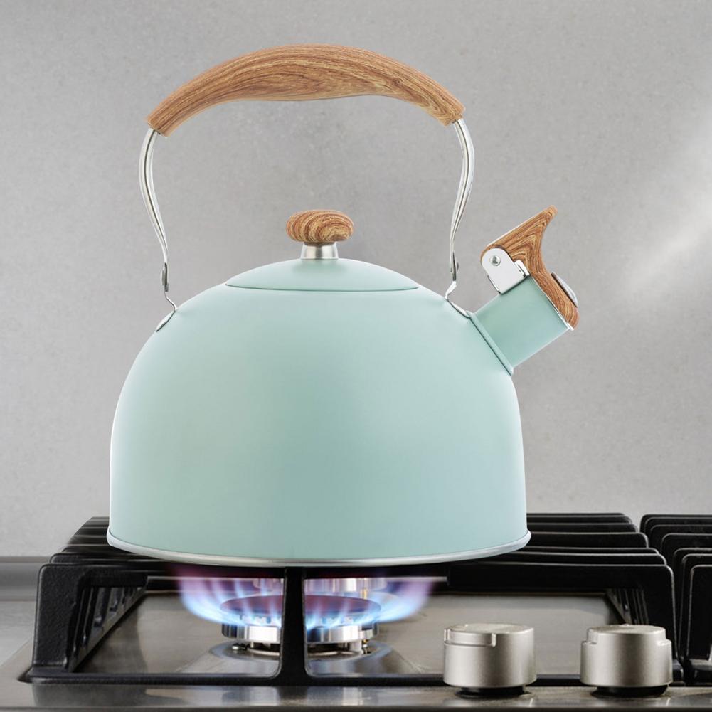 Royallure 85oz Stainless Steel Whistling Tea Kettle for Stovetop Induction Cooking 3