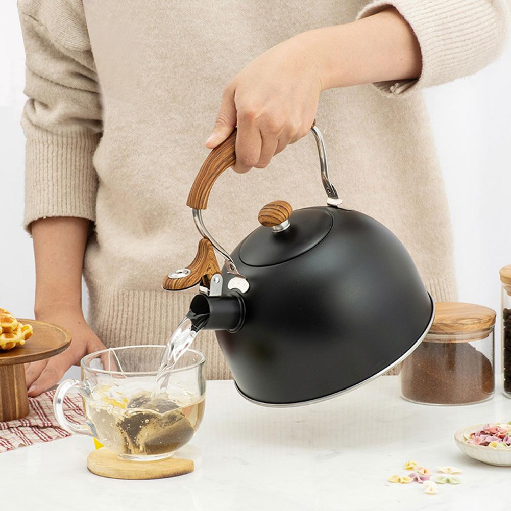 Royallure 85oz Stainless Steel Whistling Tea Kettle for Stovetop Induction Cooking 5