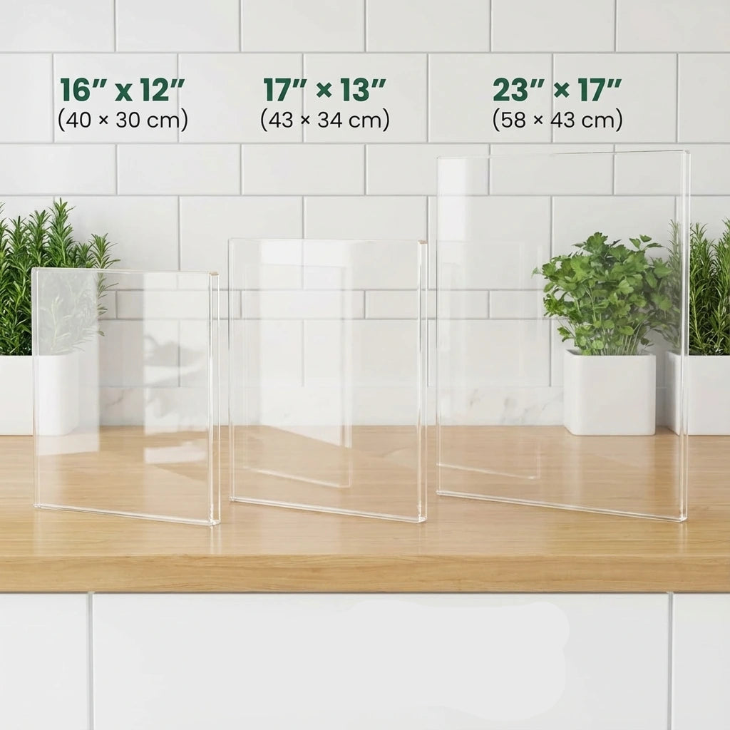 Royallure Acrylic Cutting Board - 60% Thicker Food-Grade Design for Kitchen Protection 5