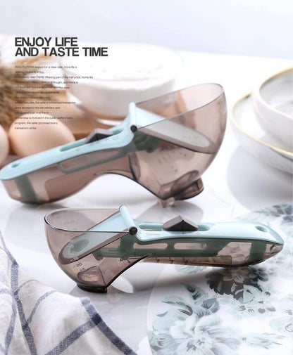 Royallure Adjustable 6-in-1 Measuring Cups and Spoons Set – Food-Grade, Multi-functional Kitchen Tool for Precise Ingredient Measurement 4