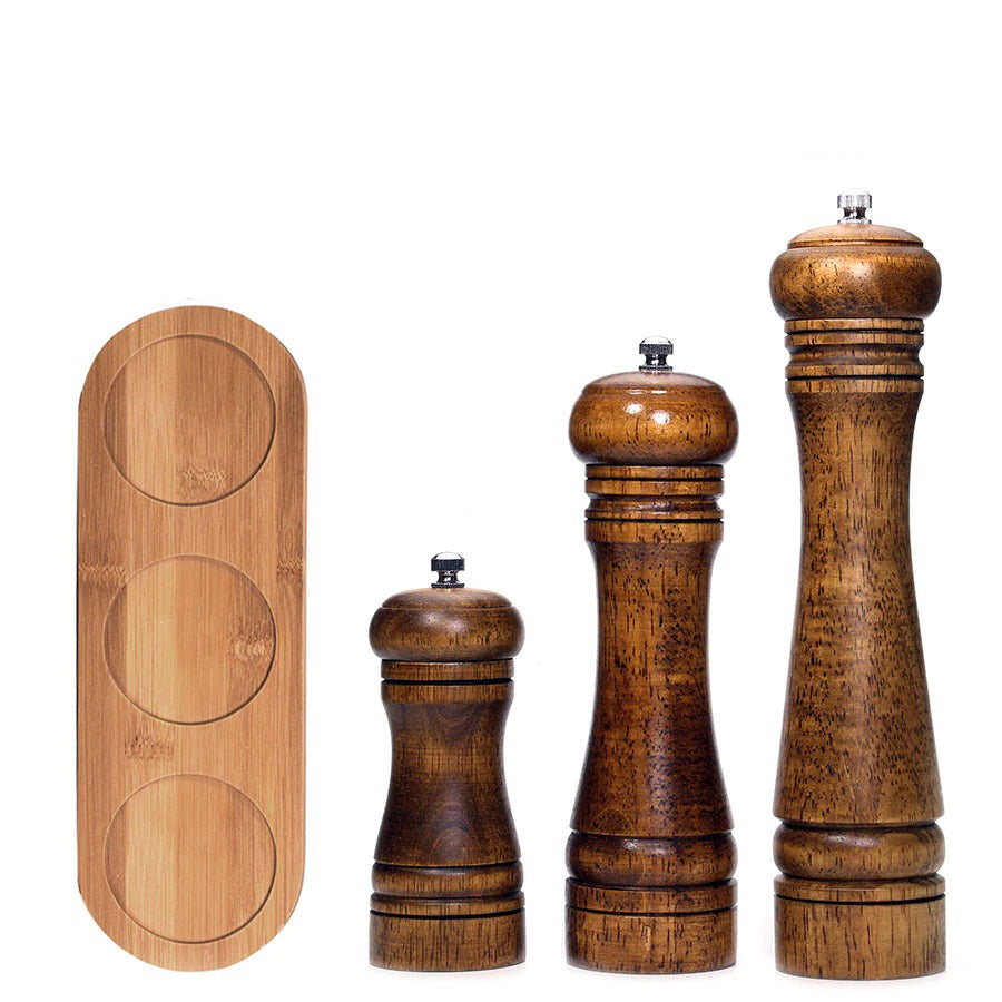 Royallure Adjustable Salt and Pepper Grinders, Eco-Friendly Wood, Ceramic Mill 10