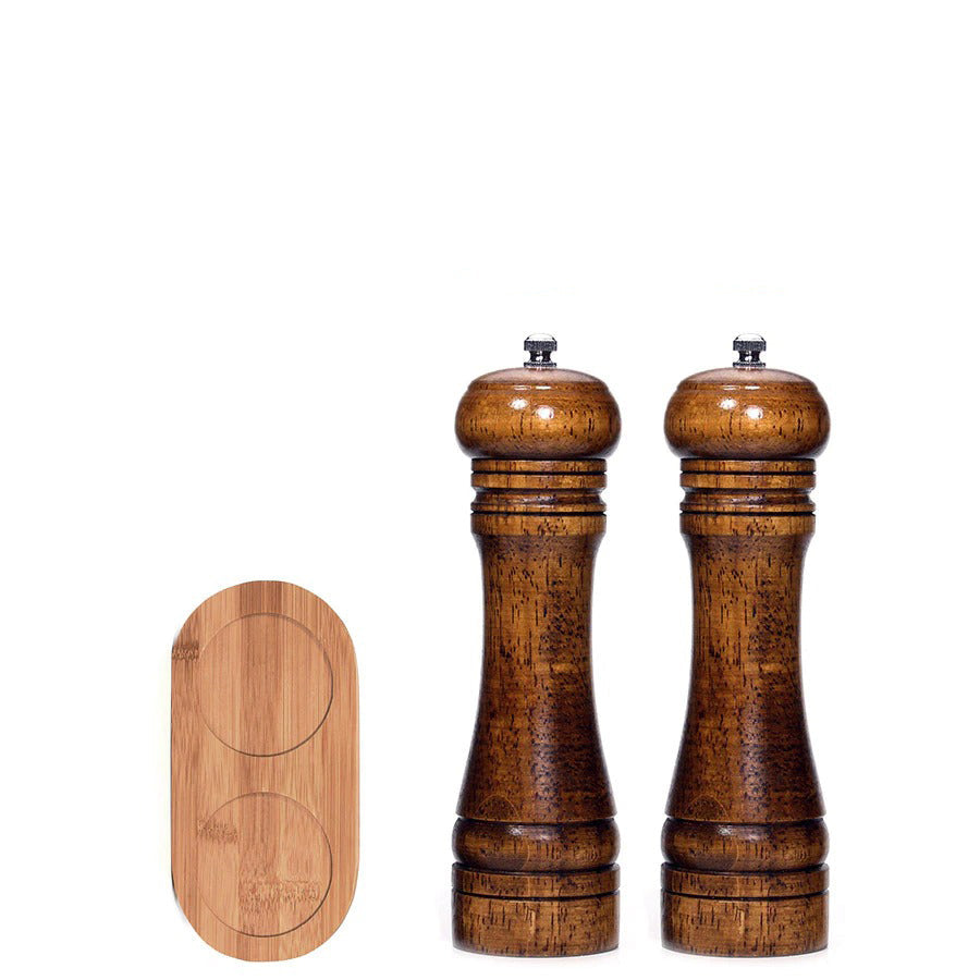 Royallure Adjustable Salt and Pepper Grinders, Eco-Friendly Wood, Ceramic Mill 12