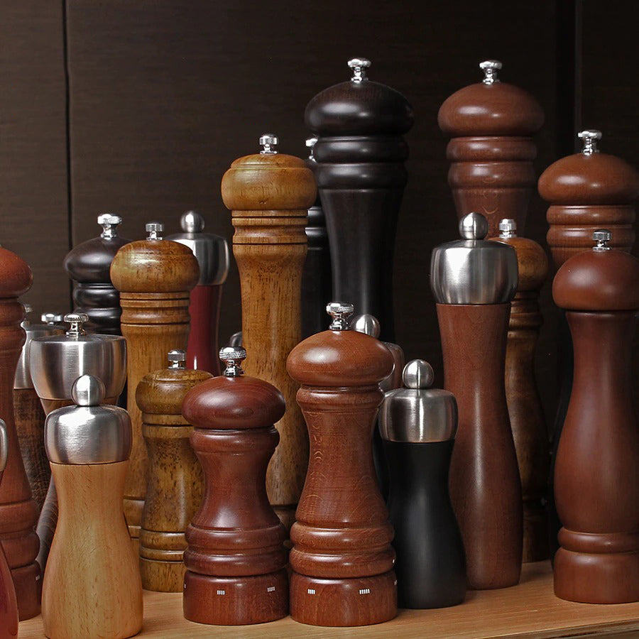 Royallure Adjustable Salt and Pepper Grinders, Eco-Friendly Wood, Ceramic Mill 2