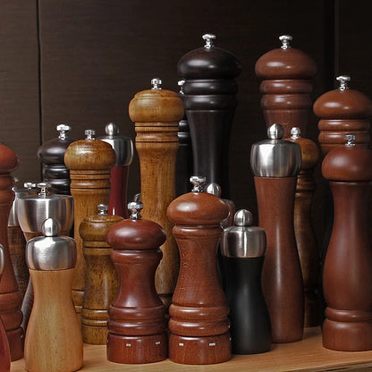 Royallure Adjustable Salt and Pepper Grinders, Eco-Friendly Wood, Ceramic Mill 2