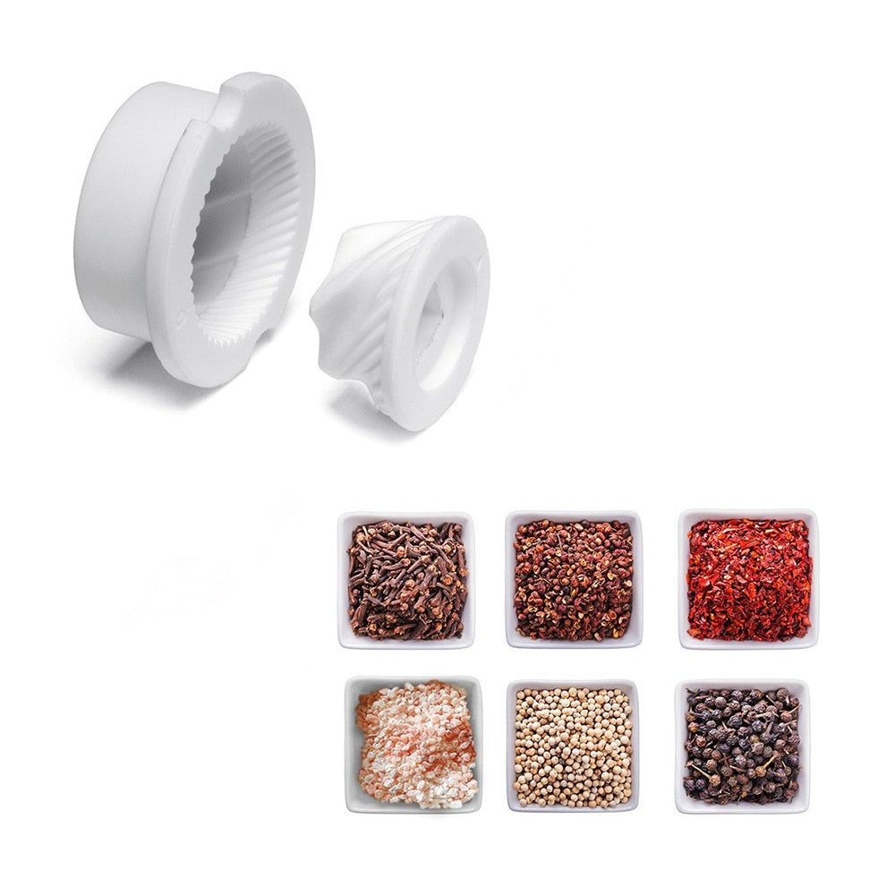 Royallure Adjustable Salt and Pepper Grinders, Eco-Friendly Wood, Ceramic Mill 3