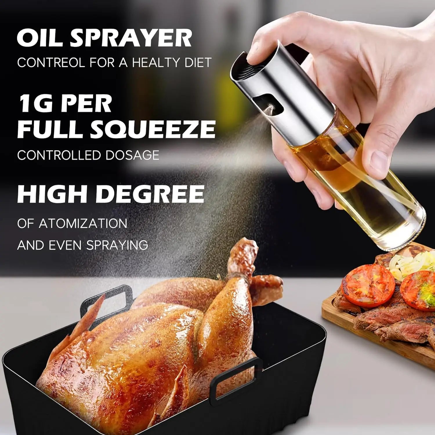Royallure Air Fryer Accessories Set for Ninja Dual Basket Models – BPA Free, 7.6L-9.5L Compatible, Includes Silicone Inserts and Tools 5