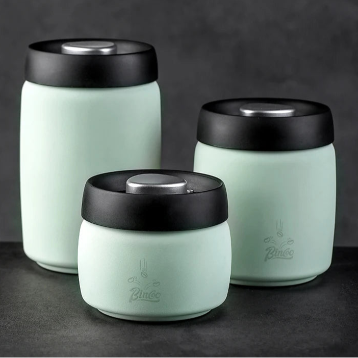 Royallure Airtight Coffee Canister – Stainless Steel Storage Container for Coffee Beans, Manual Vacuum Seal for Freshness 1