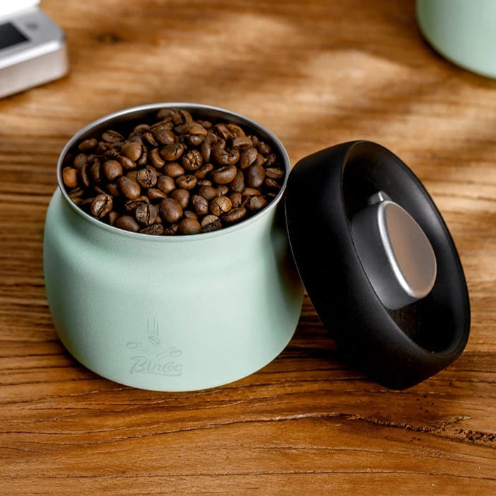Royallure Airtight Coffee Canister – Stainless Steel Storage Container for Coffee Beans, Manual Vacuum Seal for Freshness 2