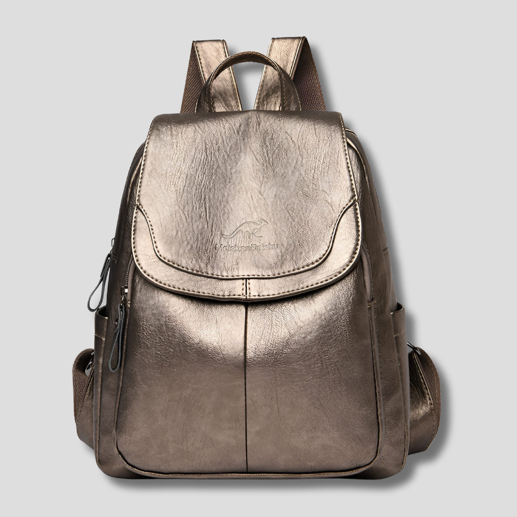Royallure Anti-Theft Leather Backpack for Women with  display picture 3