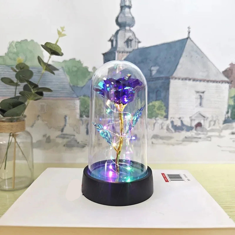 Royallure Artificial Rose LED Light Flower Arrangement for Romantic Home Decor 18