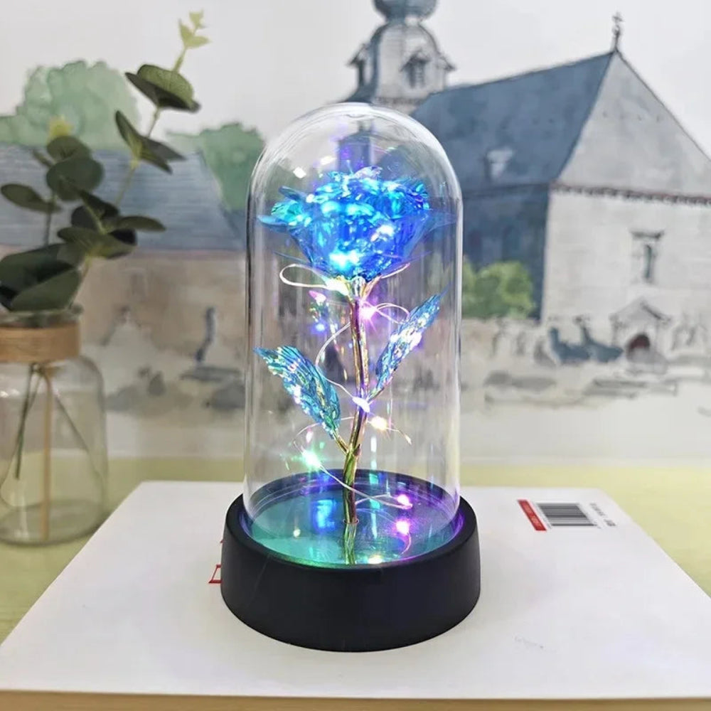 Royallure Artificial Rose LED Light Flower Arrangement for Romantic Home Decor 19